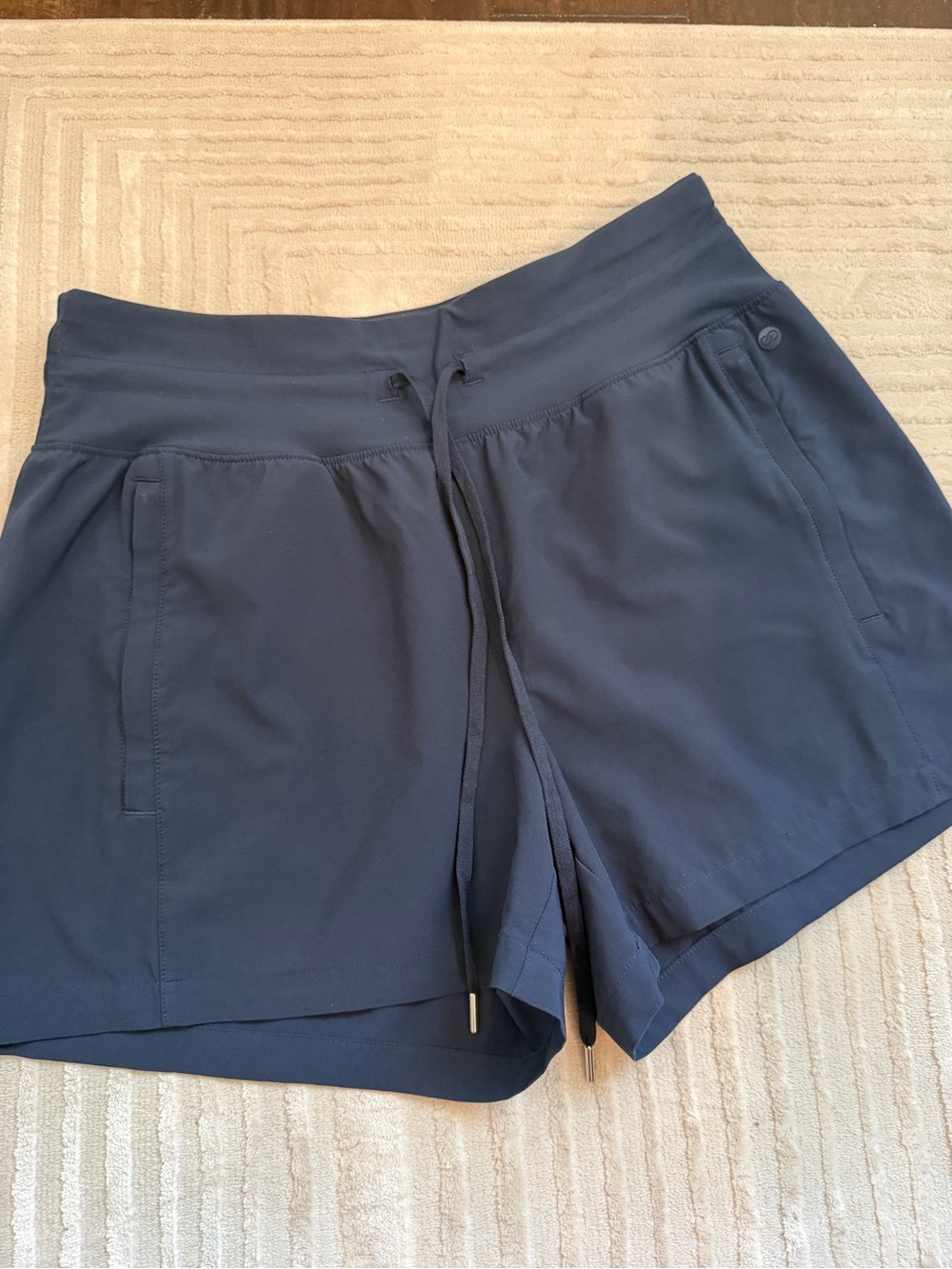 CALIA Women’s Blue Athletic Pull-On Shorts with Pockets